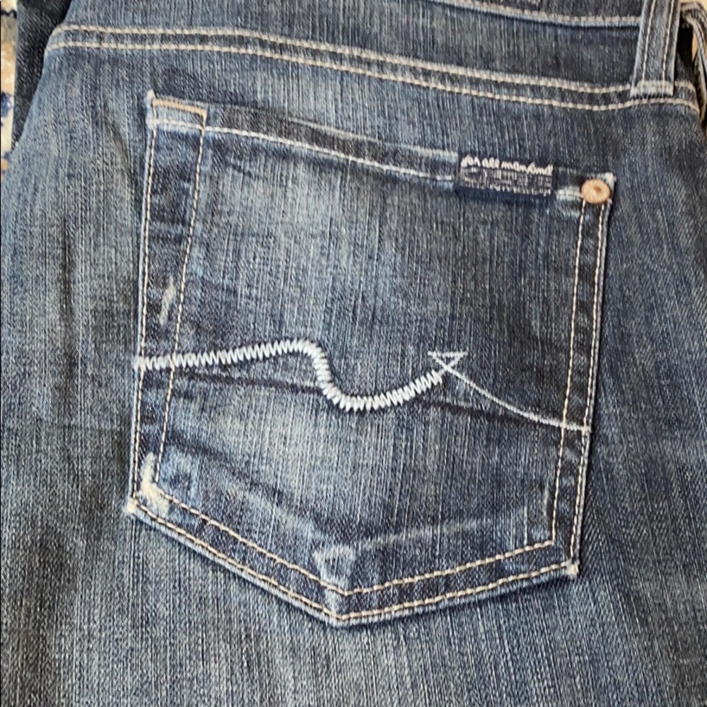 7 for All Mankind Original Bootcut Jeans sz 30 - Picture 6 of 6